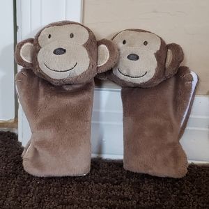 Monkey stroller strap covers